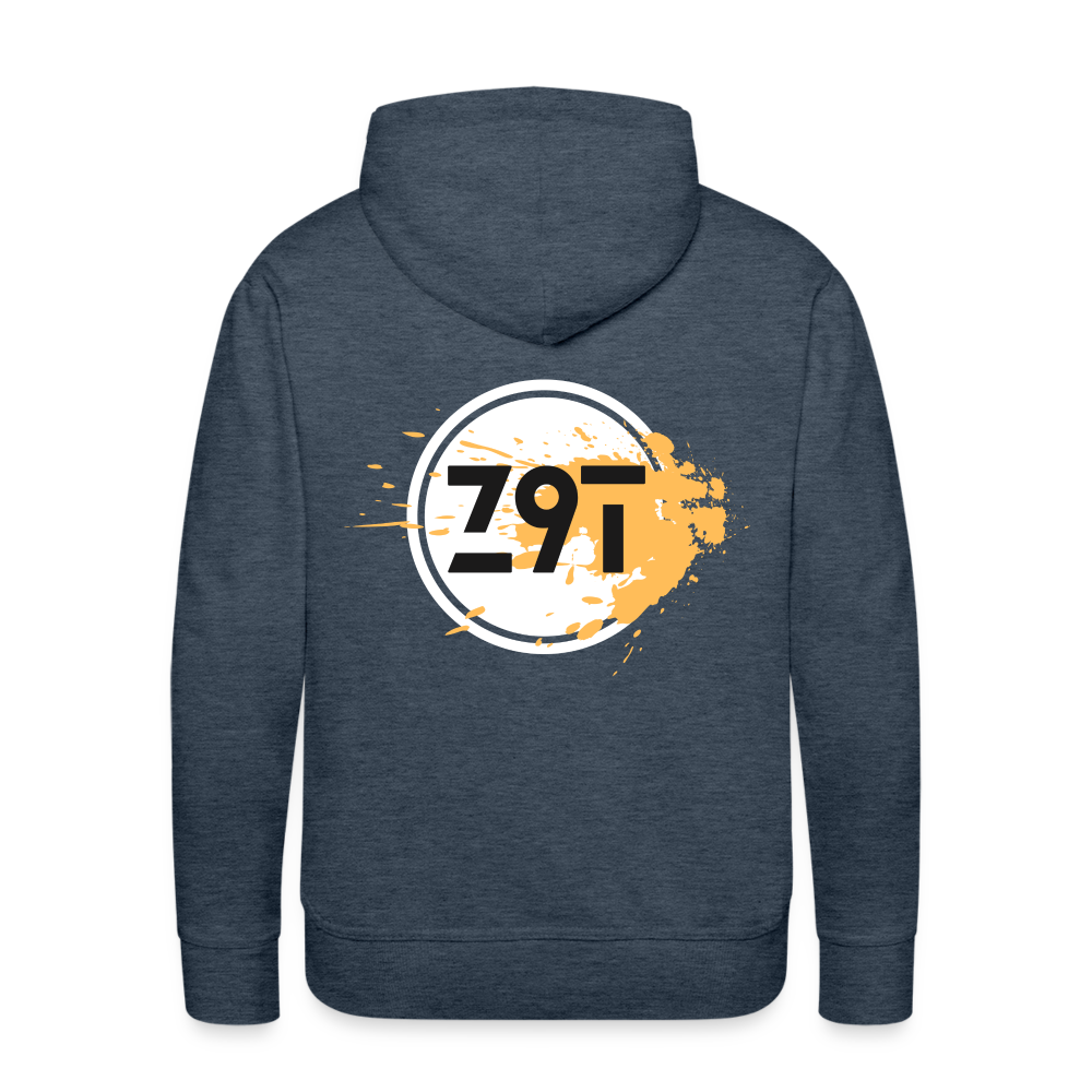 Men’s Premium Hoodie - heather denim