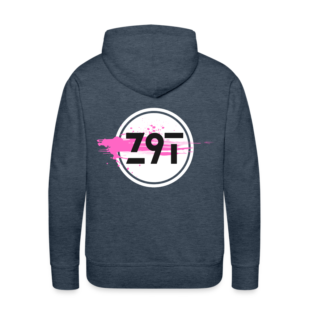 Men’s Premium Hoodie - heather denim