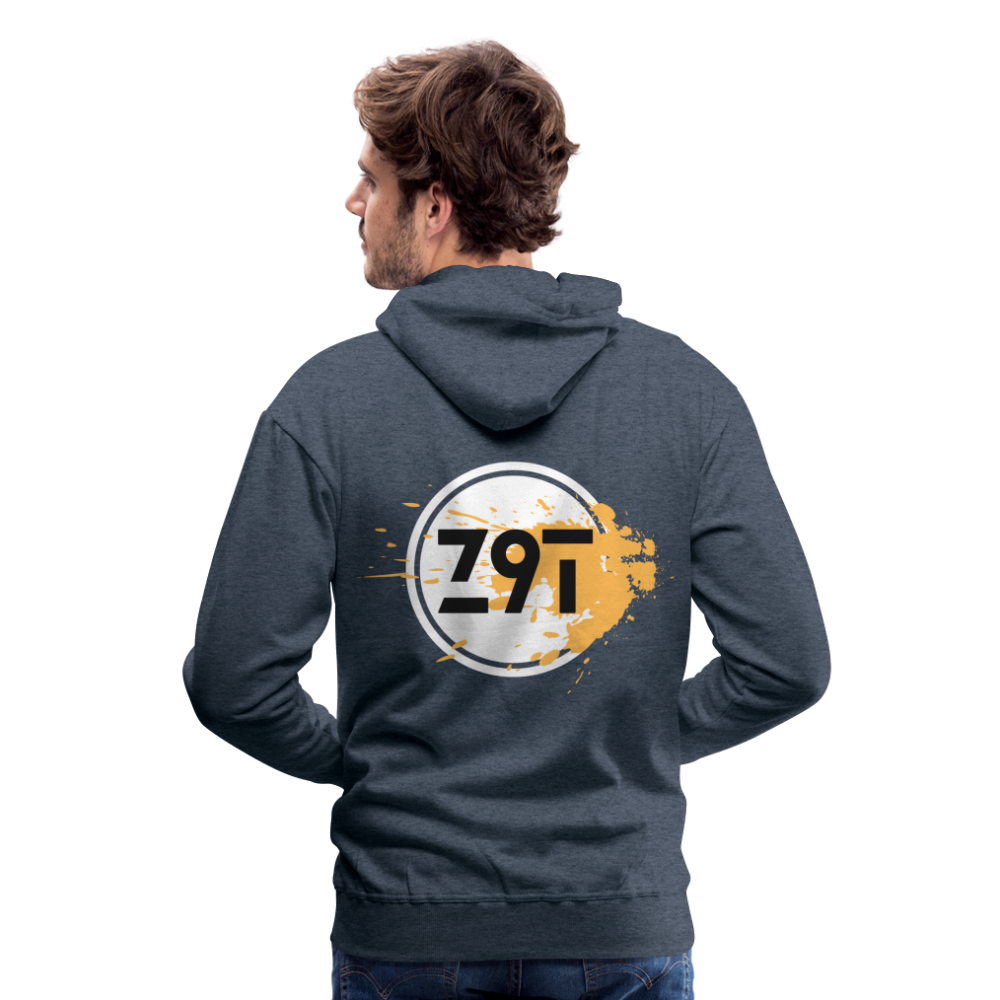 Men’s Premium Hoodie - heather denim