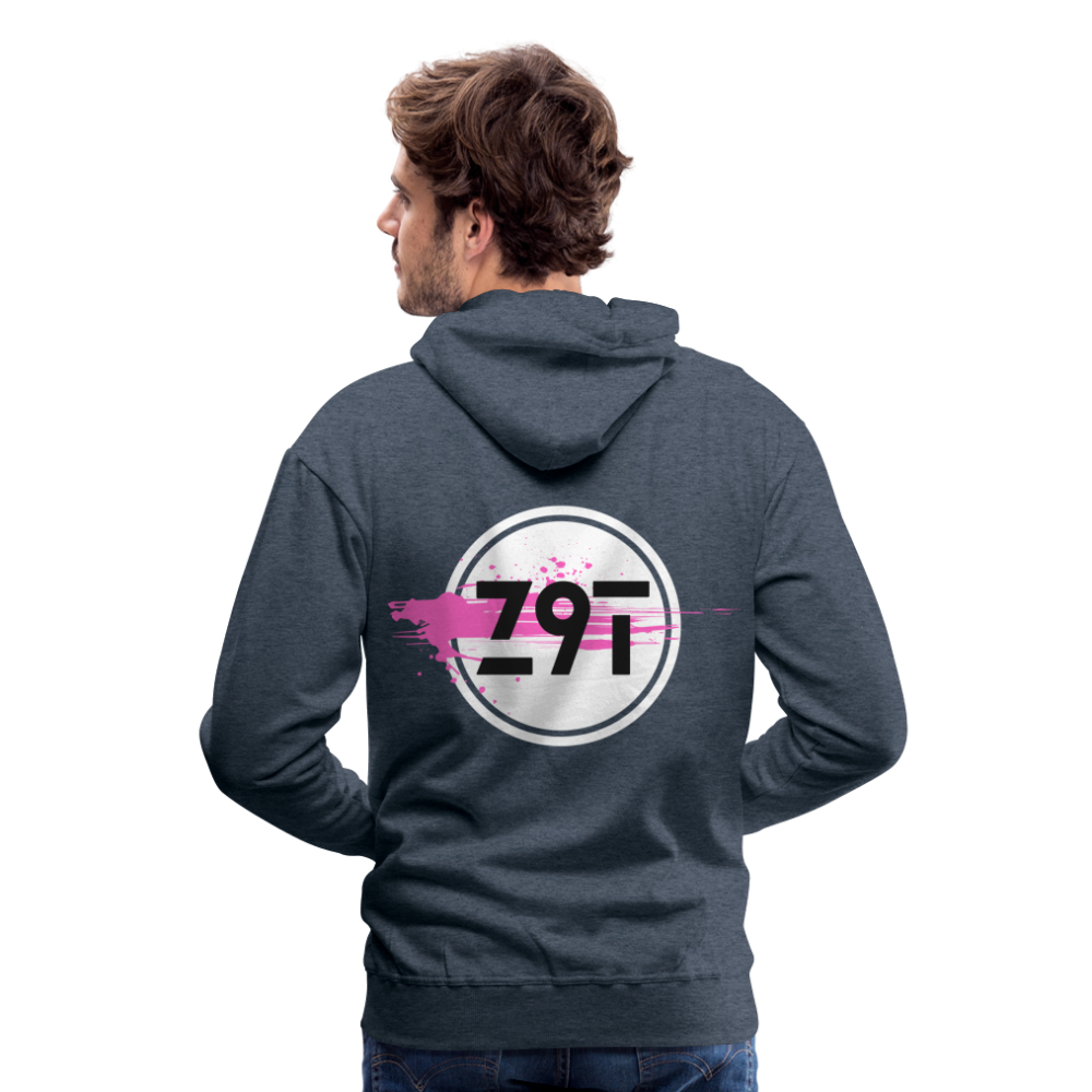 Men’s Premium Hoodie - heather denim