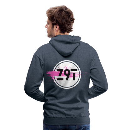 Men’s Premium Hoodie - heather denim
