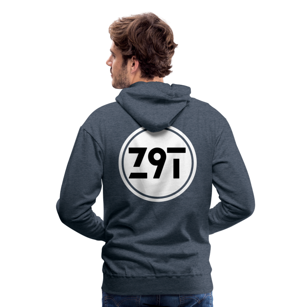 Men’s Premium Hoodie - heather denim