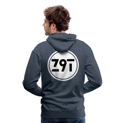 Men’s Premium Hoodie - heather denim